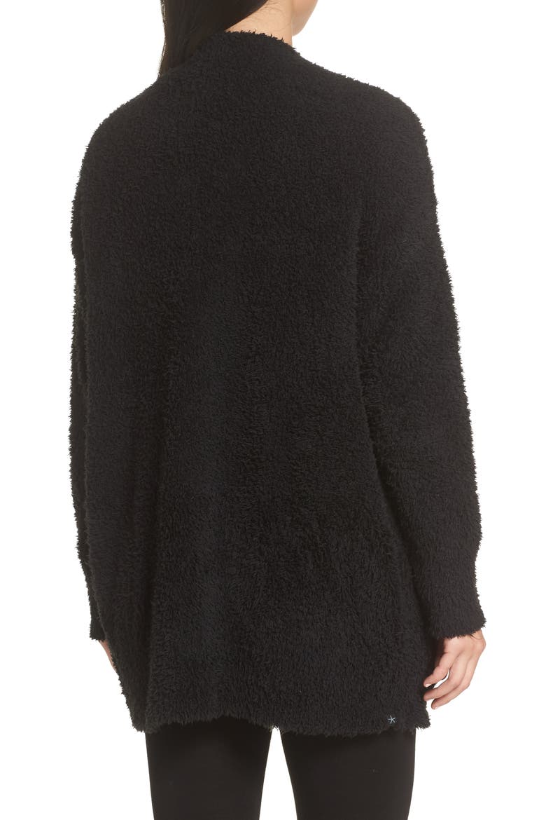 CozyChic™ Cardigan, Alternate, color, BLACK