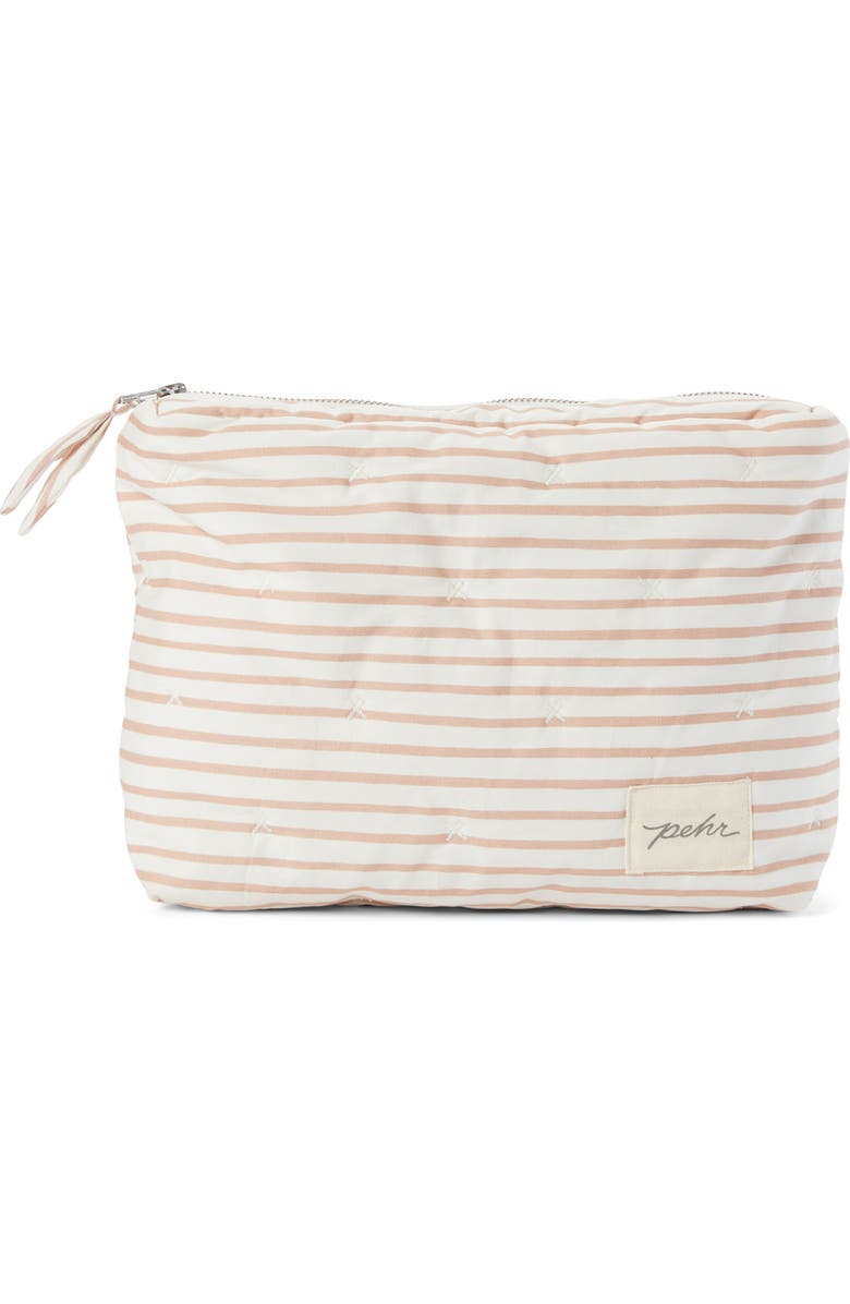 Pehr On the Go Pouch, Main, color, Stripes Away Rose Pink