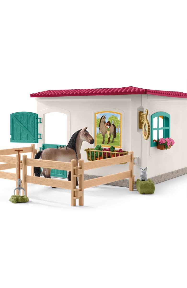 Schleich Horse Club Tack Room Extension 85 Piece Playset, Alternate, color, Multicolored