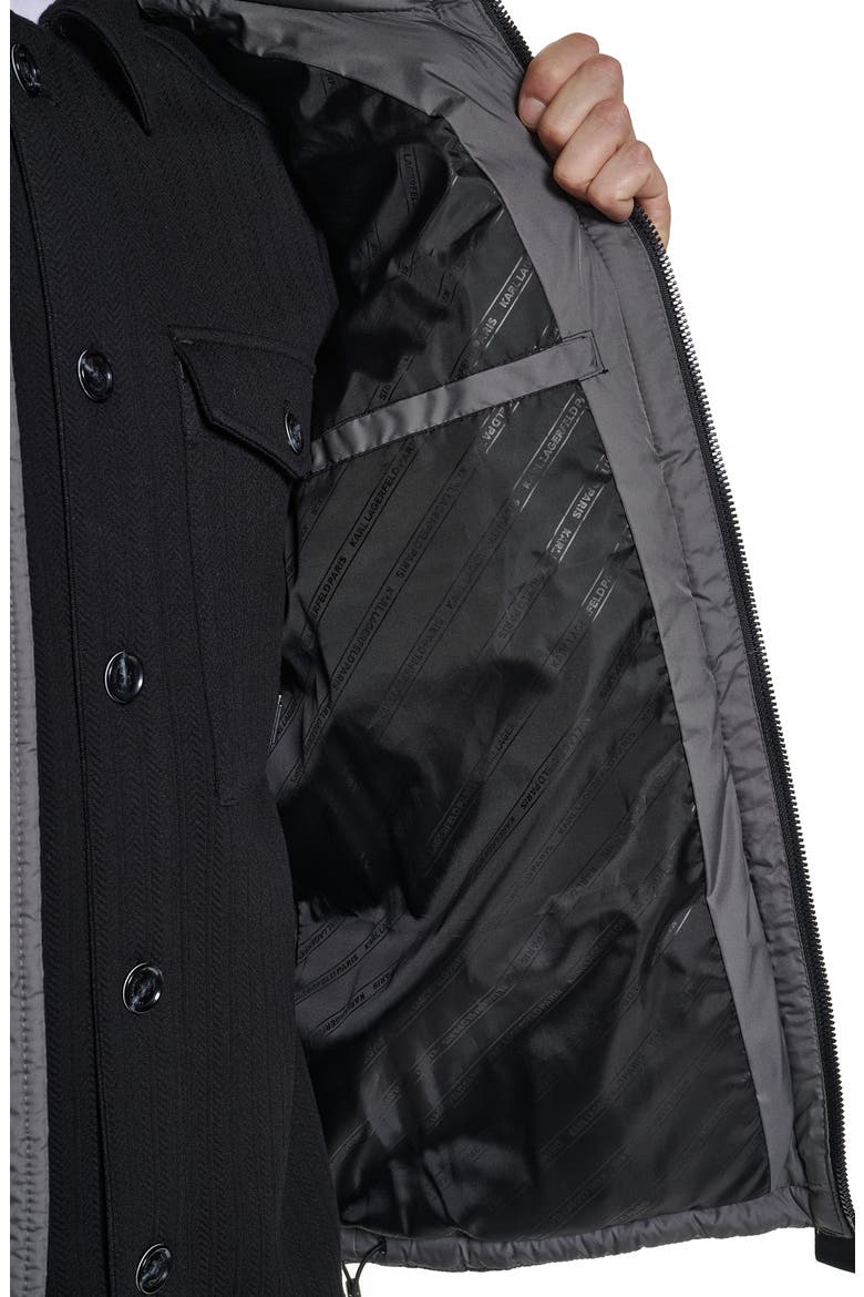 Quilted Puffer Jacket, Alternate, color, GREY