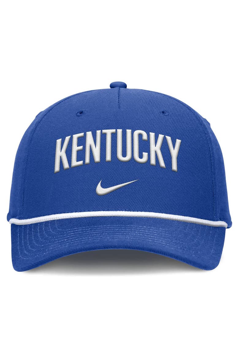Men's Nike Royal Kentucky Wildcats Rise Campus Adjustable Hat, Alternate, color, Royal