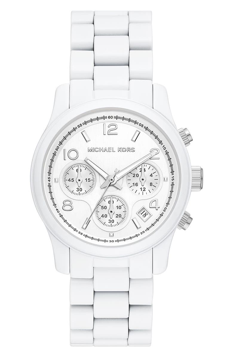 MICHAEL Michael Kors Runway Chronograph Bracelet Watch, 38mm, Main, color, 