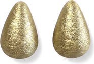 SAACHI Chunky Goldtone Dome Stud Earrings