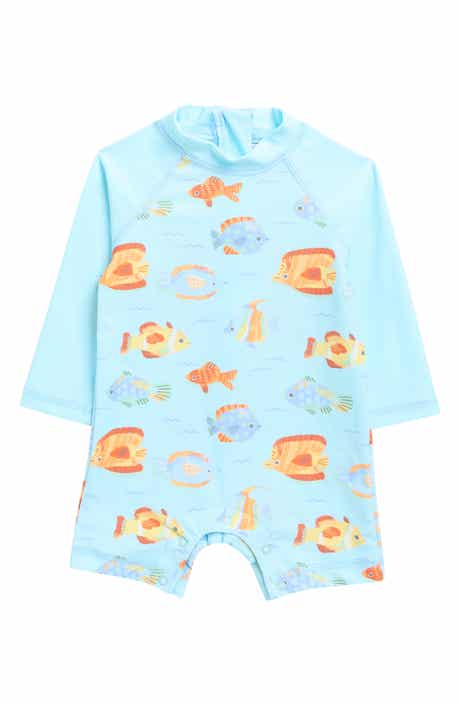 Little Me Fish One-Piece Rashguard