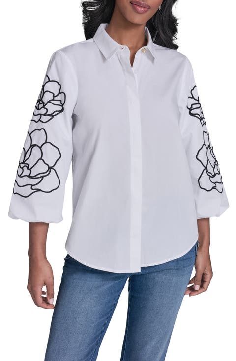 Floral Puff Sleeve Shirt
