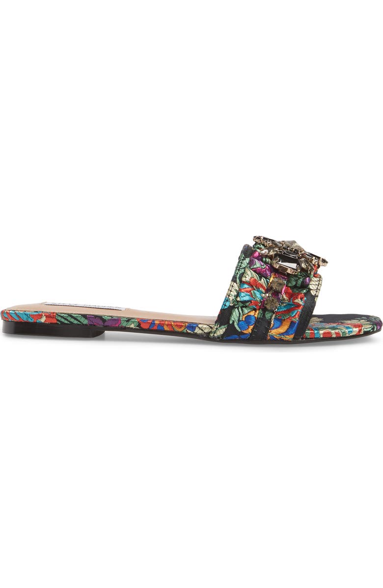 Steve Madden Pomona Crystal Embellished Slide Sandal, Alternate, color,
