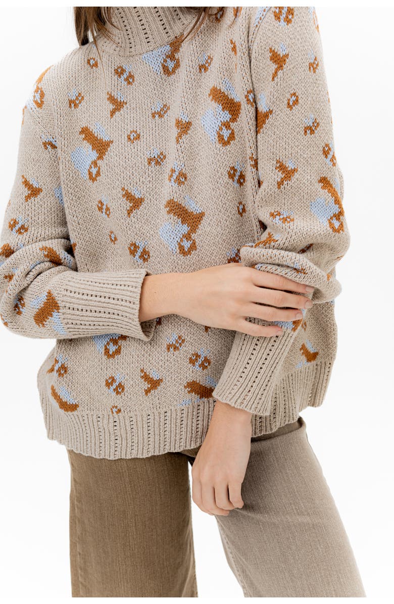 Margo Baridon Cielo Sweater, Alternate, color, Tan