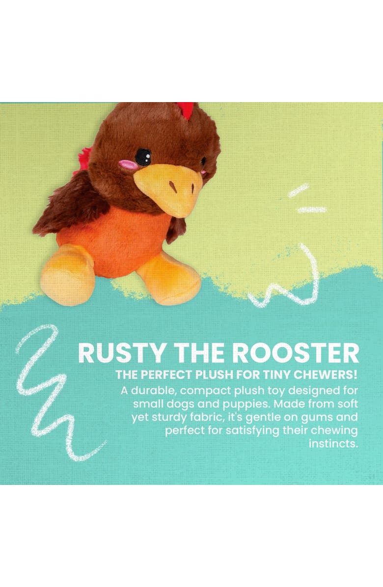 SnugArooz Plush Dog Toy, Alternate, color, Multicolored