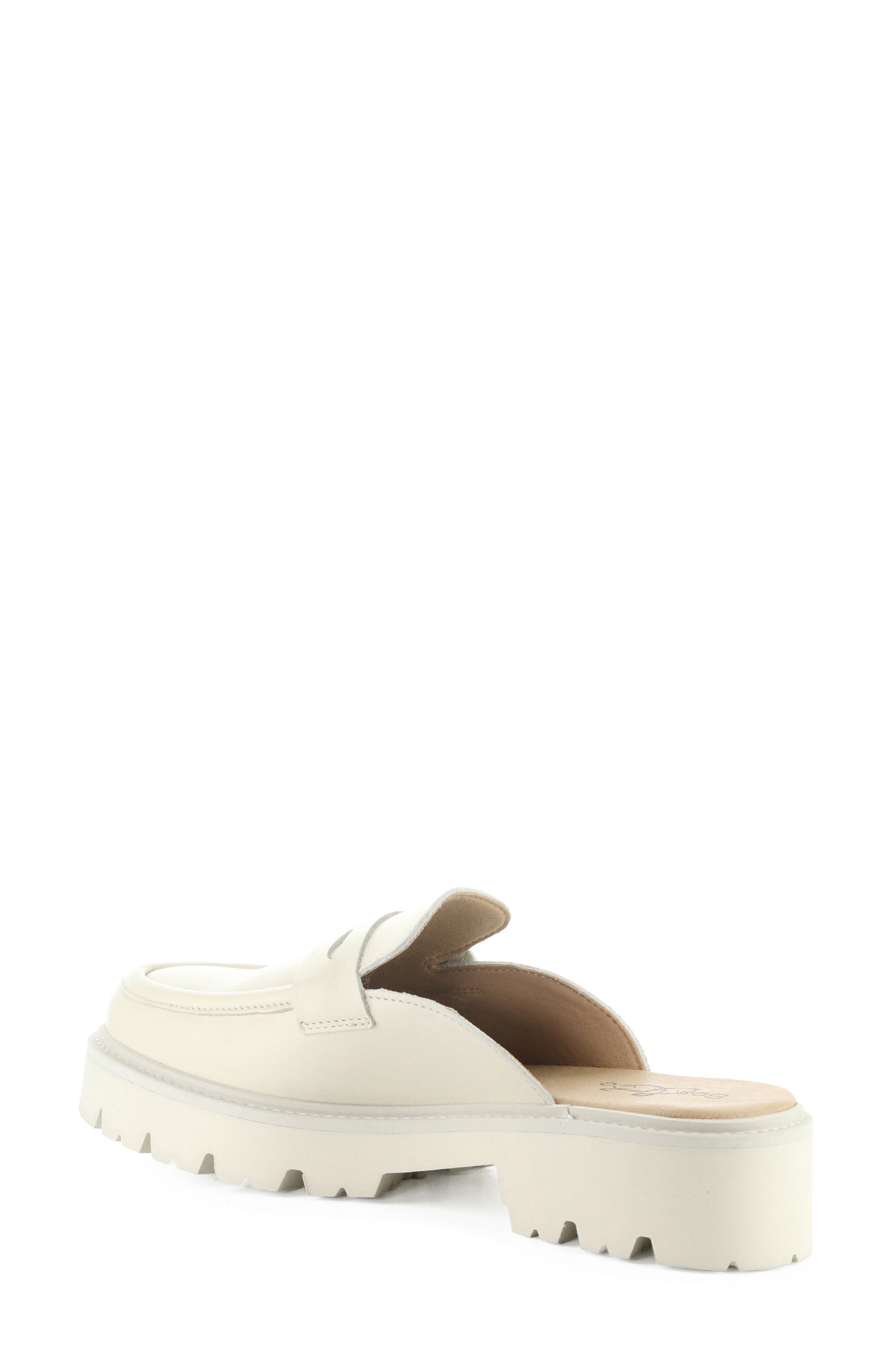 Brill Leather Loafer Mule, Alternate, color, CREAM