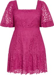 City Chic Priscilla Lace Minidress