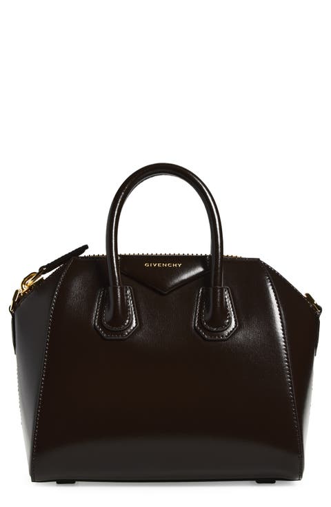 Mini Antigona Leather Satchel