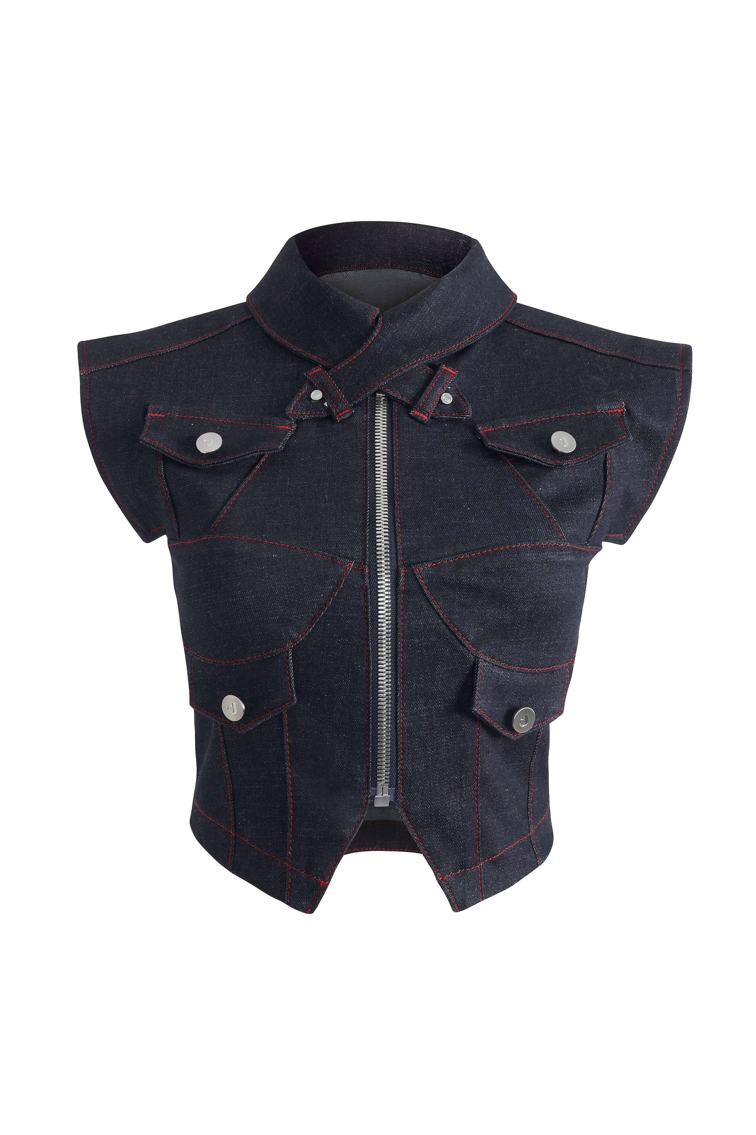 Davidson Cross Neck Vest - image 2