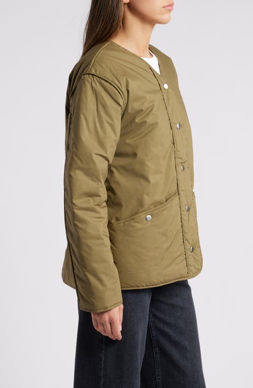 Rails Willey Padded Jacket In Olive