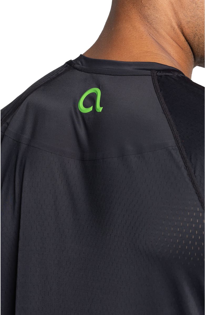 AVI Performance Pickleball Short Sleeve, Alternate, color, Black Beauty