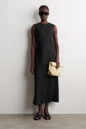 COS Folded Clutch Bag - Straw