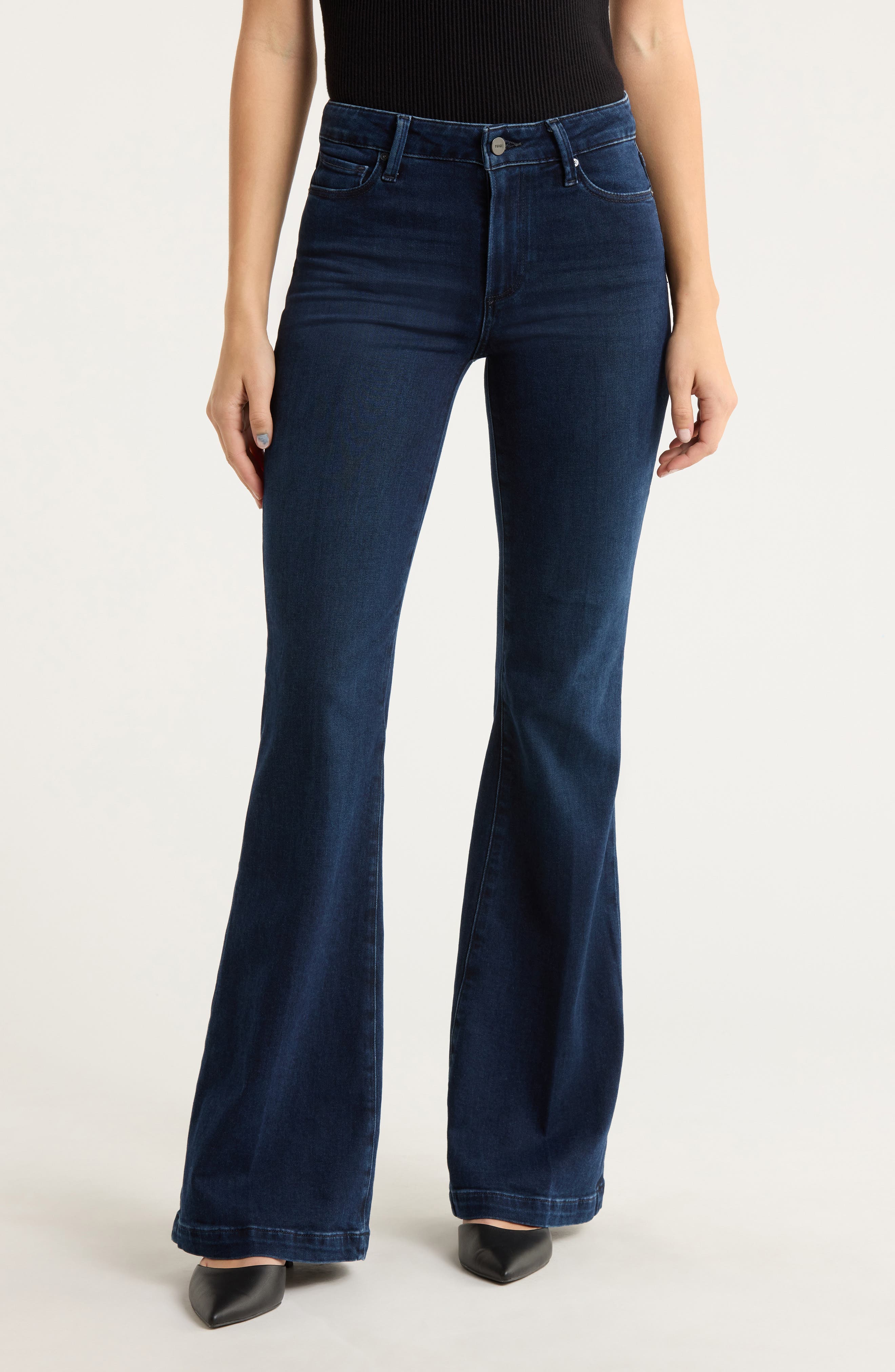 PAIGE Genevieve High Waist Bootcut Jeans