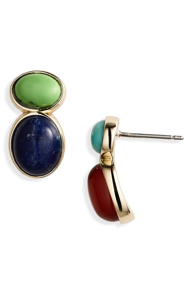 ROXANNE ASSOULIN The Semiprecious Stone Drop Earrings, Main, color, 