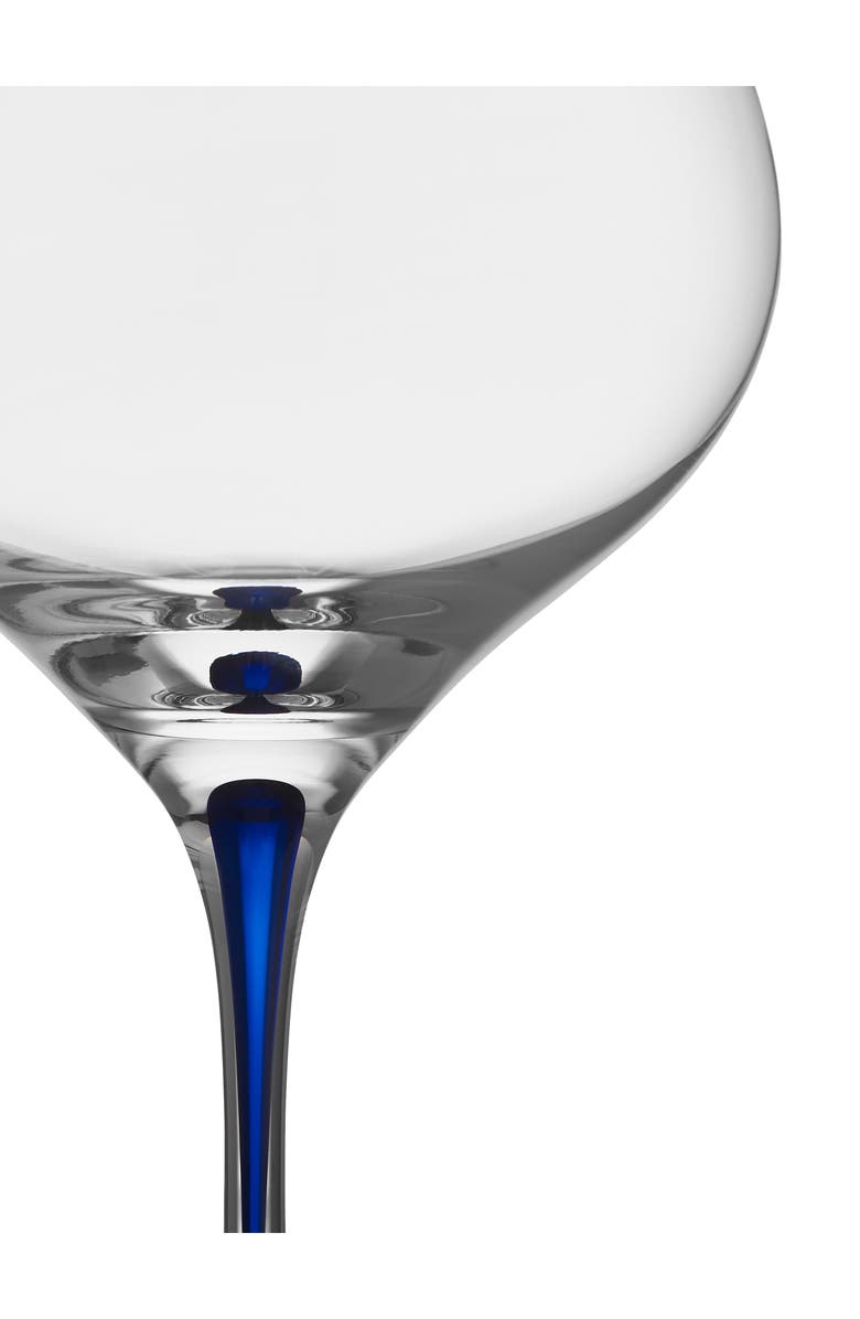 Orrefors 'Intermezzo' Bouquet Glass, Alternate, color, Clear/ Blue