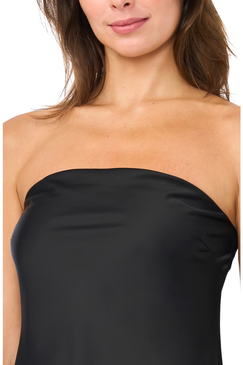 Strapless Maxi Dress, Alternate, color, RICH BLACK