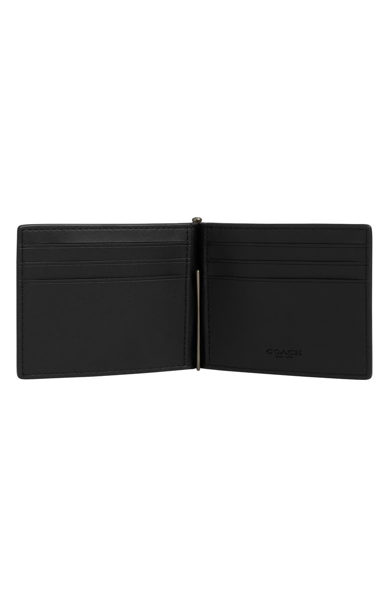 COACH Slim Money Clip, Alternate, color, Charcoal/ Black
