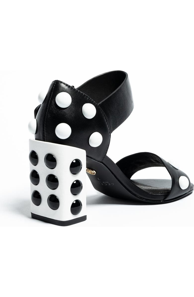 Cecelia New York Gail Studded Block Heel Sandal, Alternate, color,
