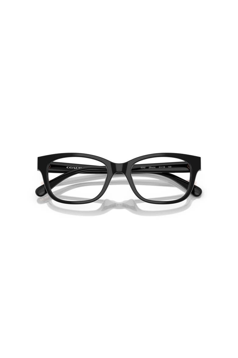 49mm Square optical glasses, Alternate, color, Black