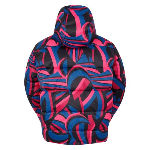 Dare 2b Showcase Patterned Baffled Ski Jacket In Hot Pink