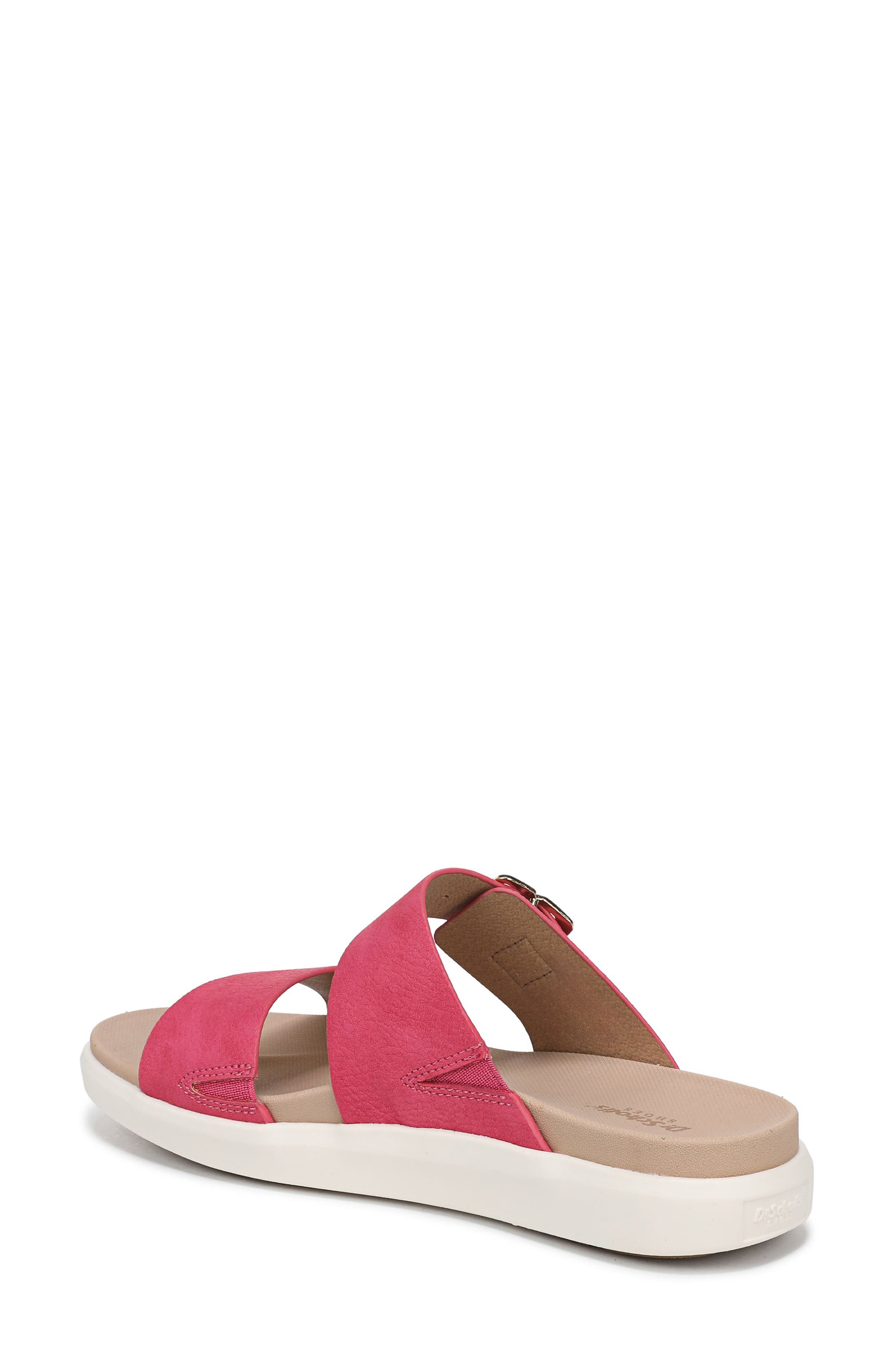 Dr. Scholl's All Time Double Strap Slide Sandal, Alternate, color, Pink Daquiri