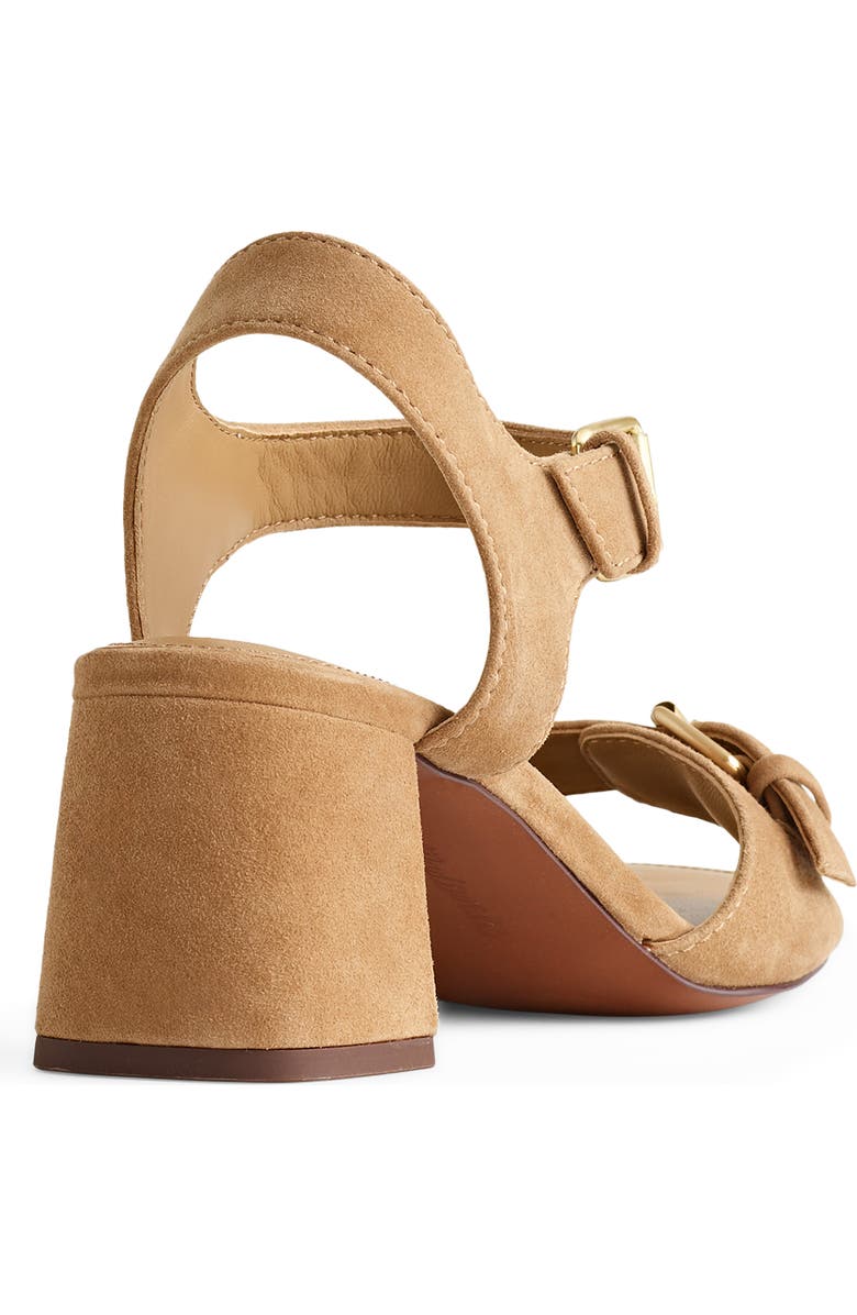 Madewell The Neeka Ankle Strap Sandal, Alternate, color, Tawny Khaki