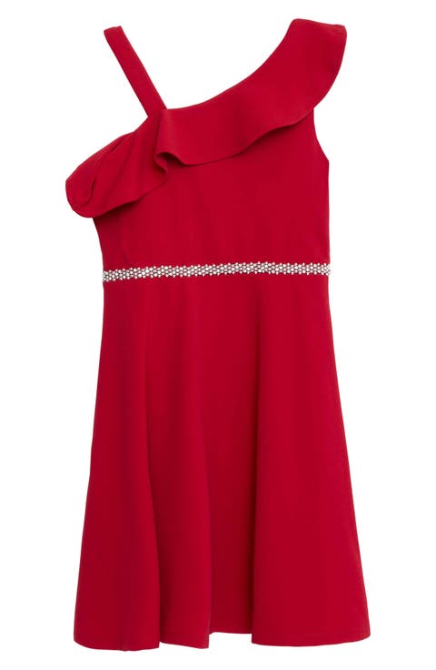 Kids' Embellished Scuba Party Dress (Big Kid)