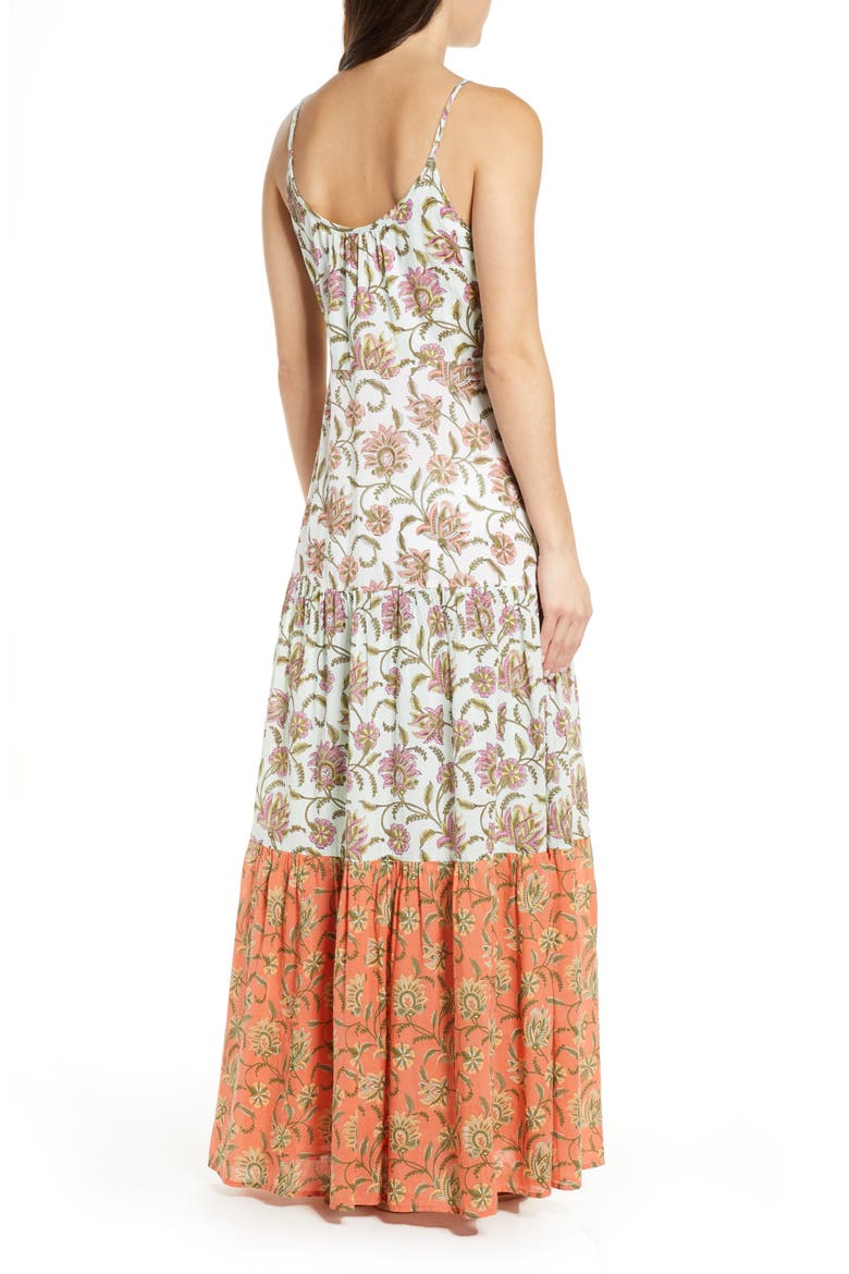 Dakota Maxi Cover-Up Dress, Alternate, color, ORANGE