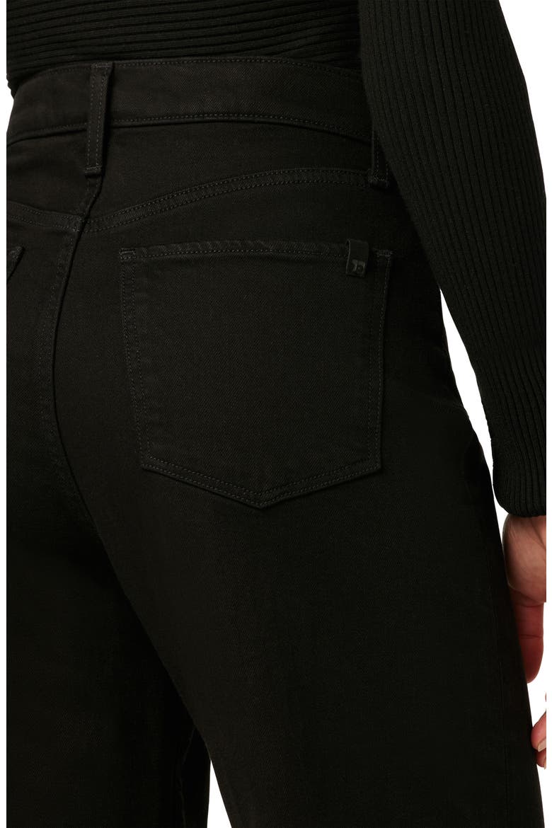 The Mia Petite High Waist Wide Leg Jeans, Alternate, color, BLACK