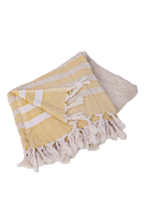 Hand loomed Linen Terry Bath Towel