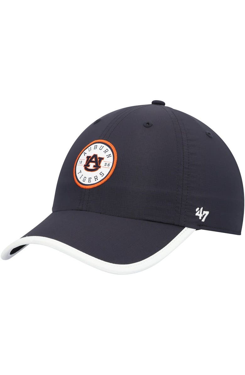'47 Men's '47  Navy Auburn Tigers Microburst Clean Up Adjustable Hat, Main, color, 