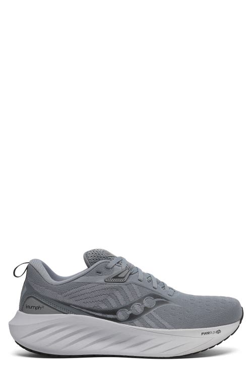 Saucony Triumph 22 Running Shoe In Flint/black