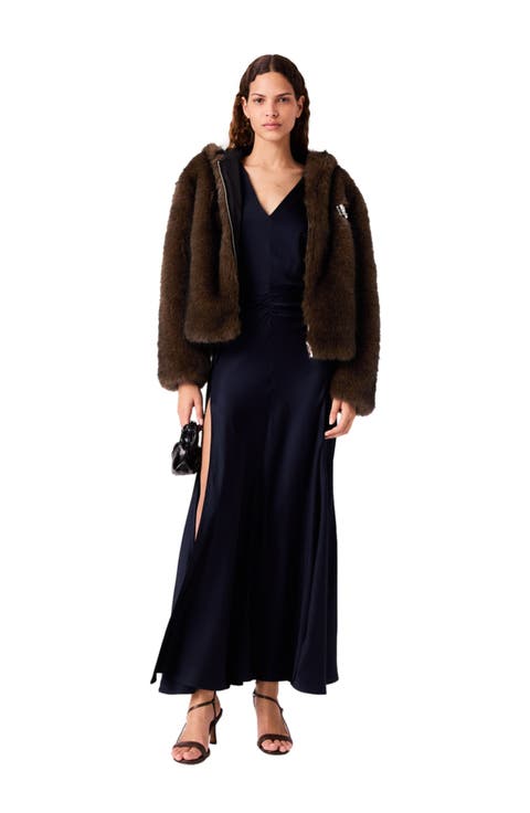 Oversized Faux Fur Jacket