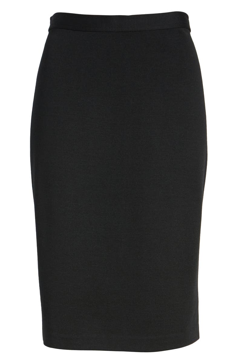 St. John Collection Milano Knit Pencil Skirt, Main, color,