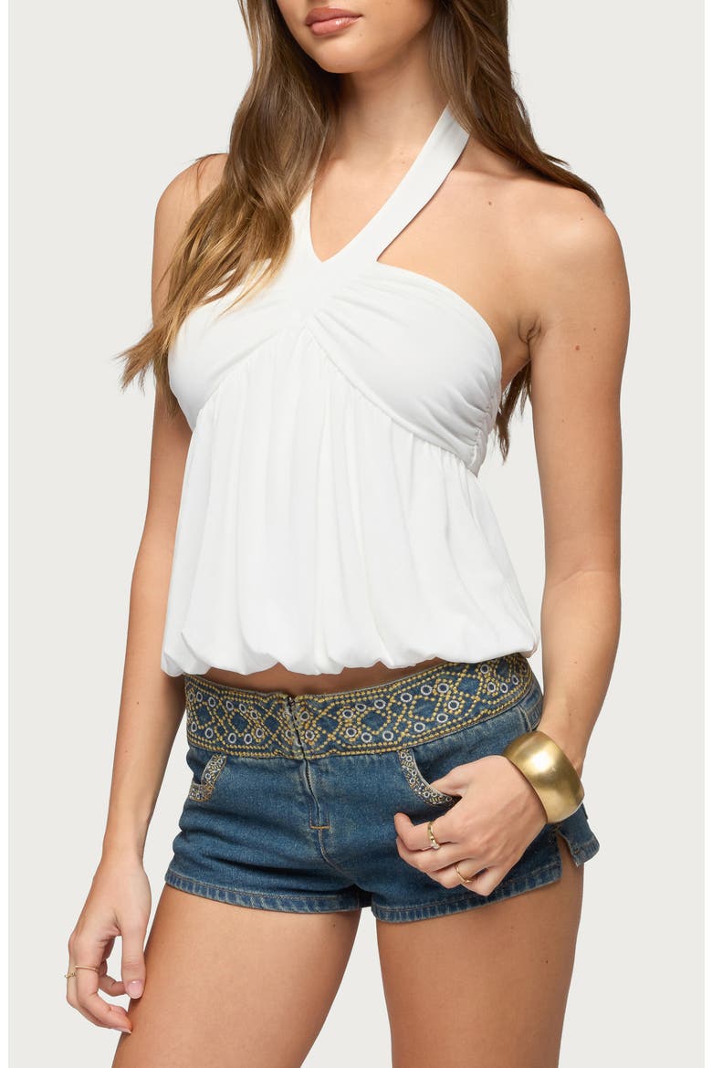 Kristina Halter Top, Alternate, color, CREAM