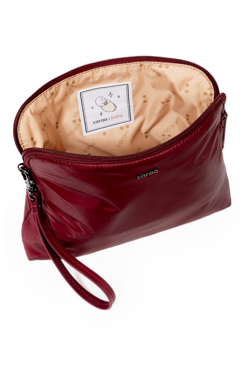 Water Repellent Pouch, Alternate, color, TAWNY PORT - DARK RED