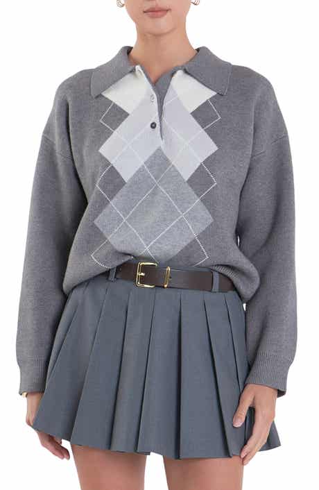 Argyle Polo Sweater