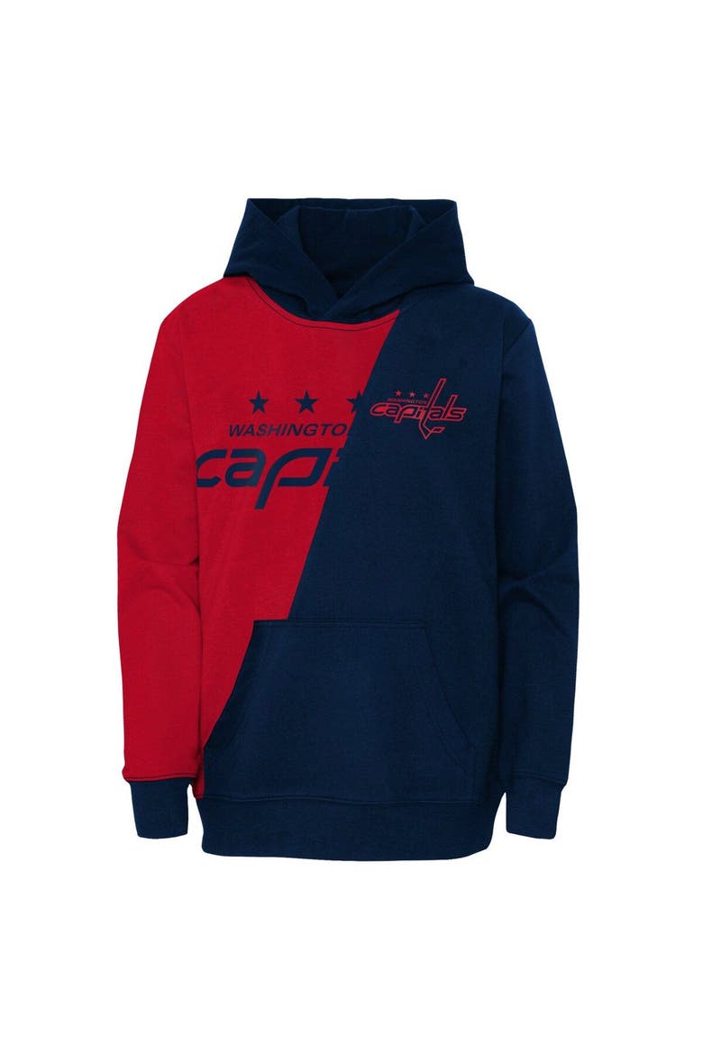 Preschool Red/Navy Washington Capitals Unrivaled Pullover Hoodie, Alternate, color, Red