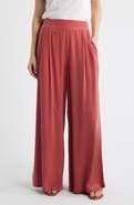 Cloth & Stone Pleated Wide Leg Palazzo Pants