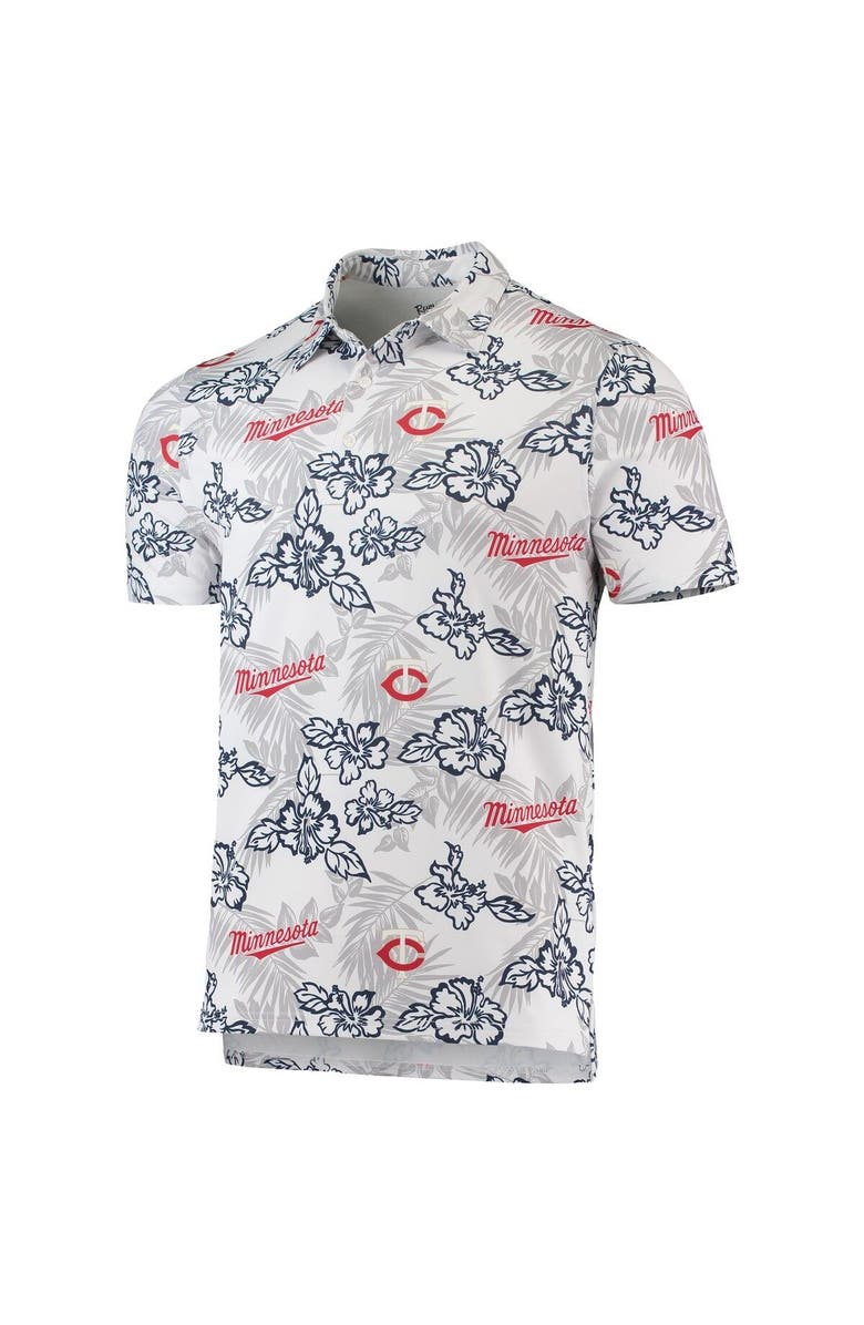 Reyn Spooner Men's Reyn Spooner White Minnesota Twins Performance Polo, Alternate, color, White