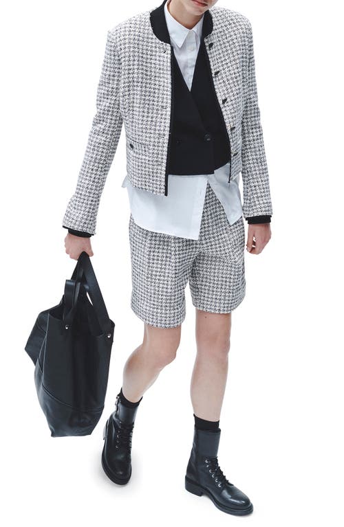RAG & BONE RAG & BONE CARMEN CHECK COTTON BLEND TWEED SHORTS 