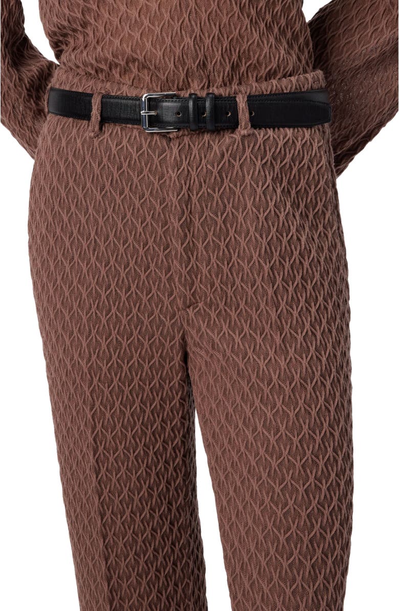 Missoni Tapered Pants In Embroidered Lace, Alternate, color, Beige