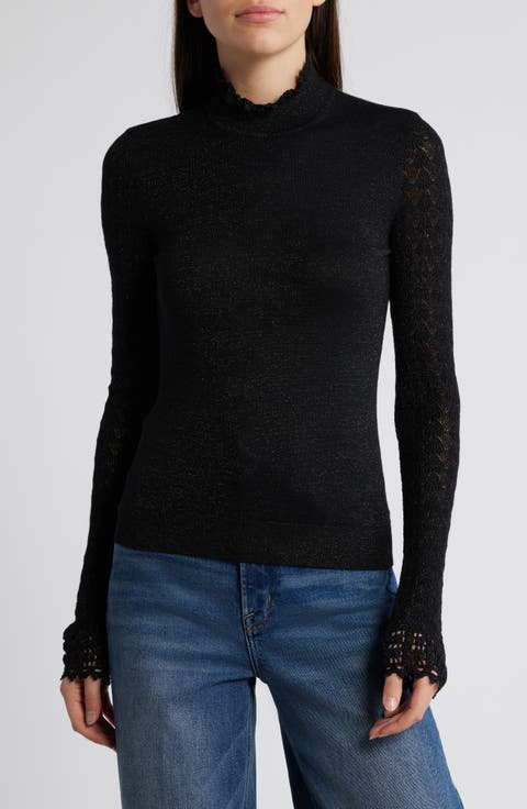 Stephanie Metallic Knit Top