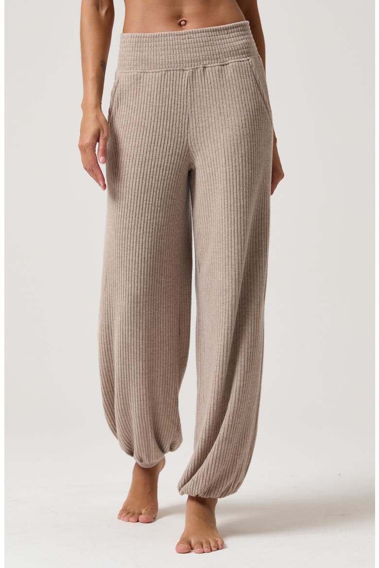 Lena Rib Joggers, Main, color, HTR OAT
