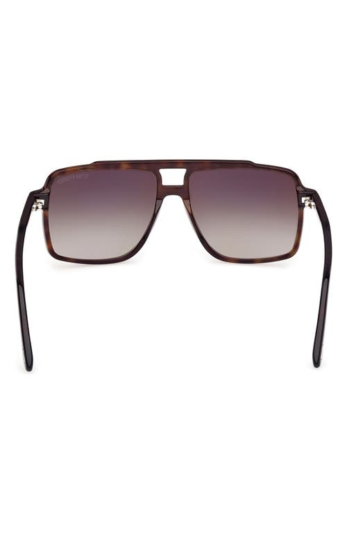 Tom Ford Kemp 59mm Navigator Sunglasses
