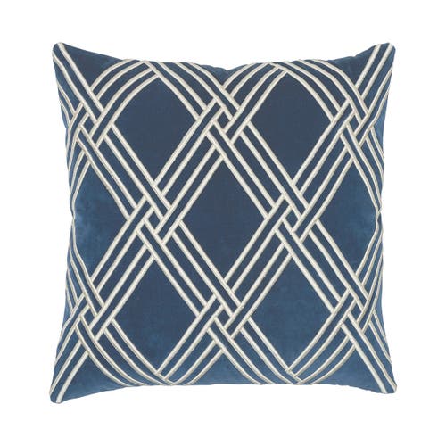 Elisabeth York Mavis Throw Pillow Collection In Blue