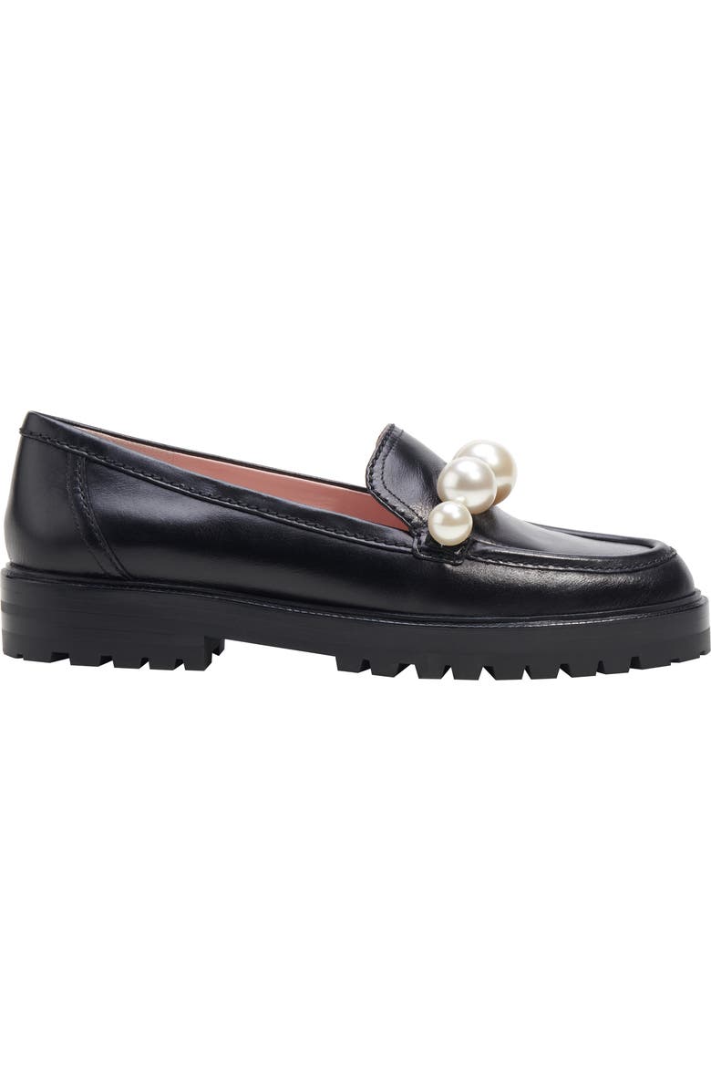 Kate Spade New York posh imitation pearl loafer, Alternate, color,